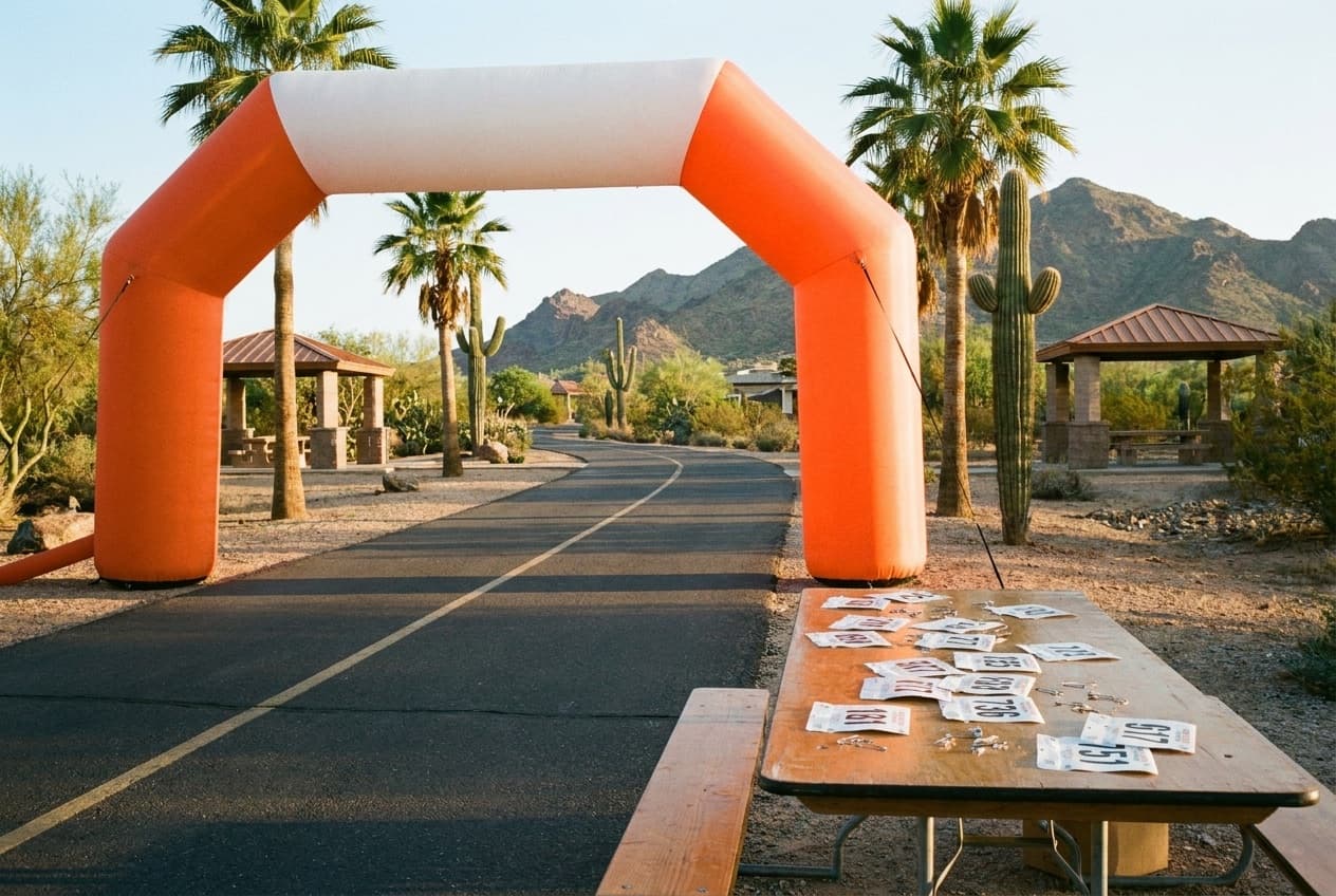 Neighbors gathered at an outdoor community event in Ahwatukee